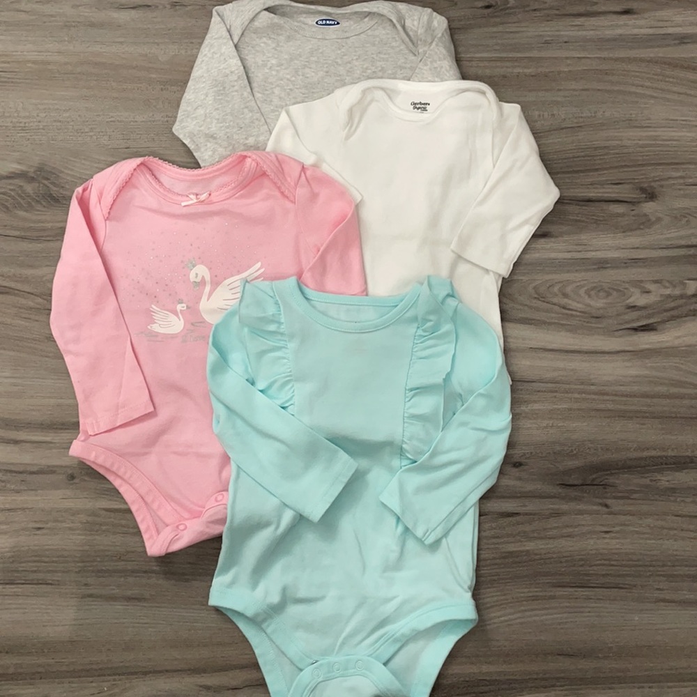 Mixed Long sleeve onsie set